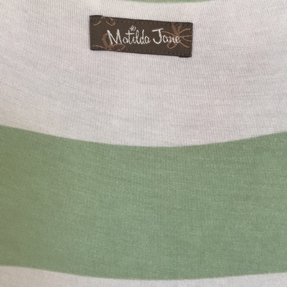 Matilda Jane Seaside Afternoon Floral Stripe Print Sleeveless Maxi Dress - Picture 7 of 12